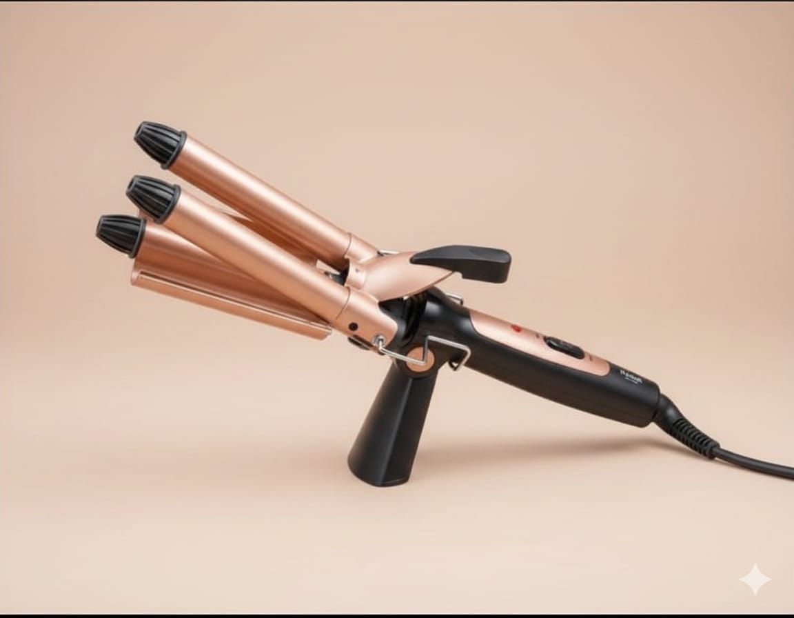 Triple Barrel Hair Curler